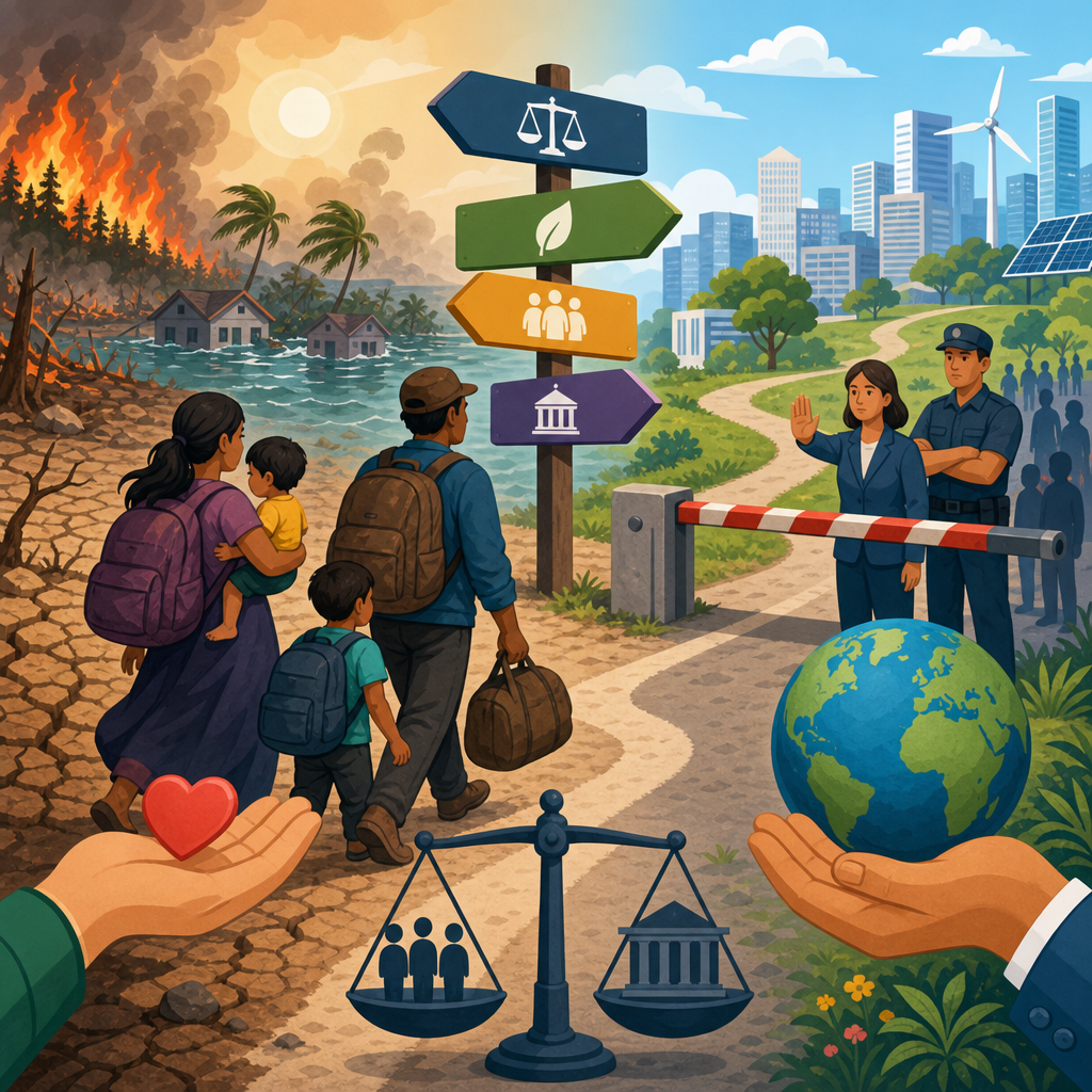 Ethical and Policy Dilemmas in Climate-Induced Migration